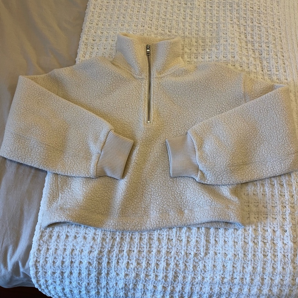 Babaton cropped 3/4 zip